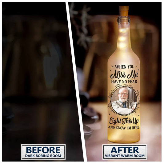 A Star in the Heavens – Personalised Memorial Bottle Light